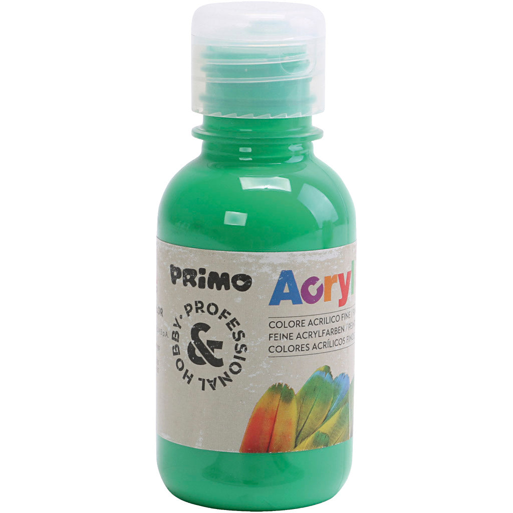 Hobbymaling mat, grøn, 125 ml/ 1 fl.