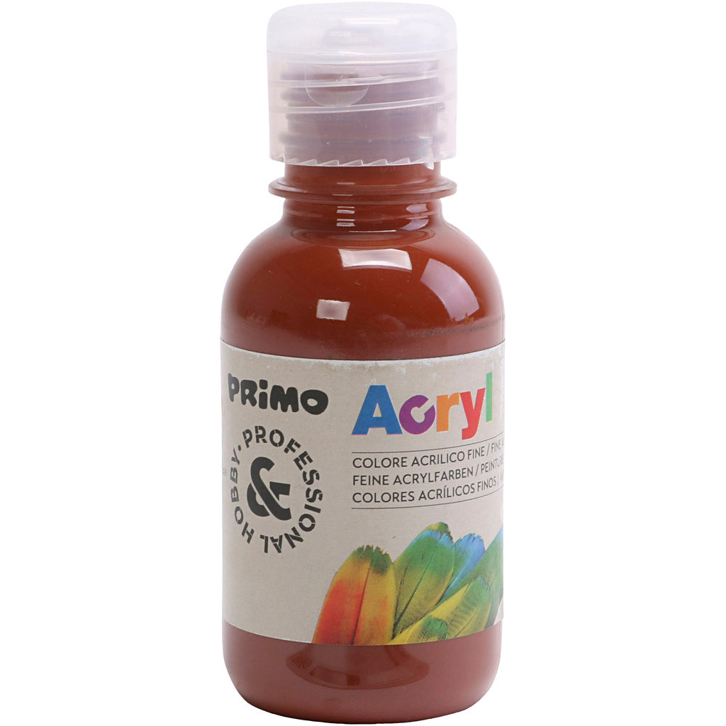 Hobbymaling mat, brun, 125 ml/ 1 fl.