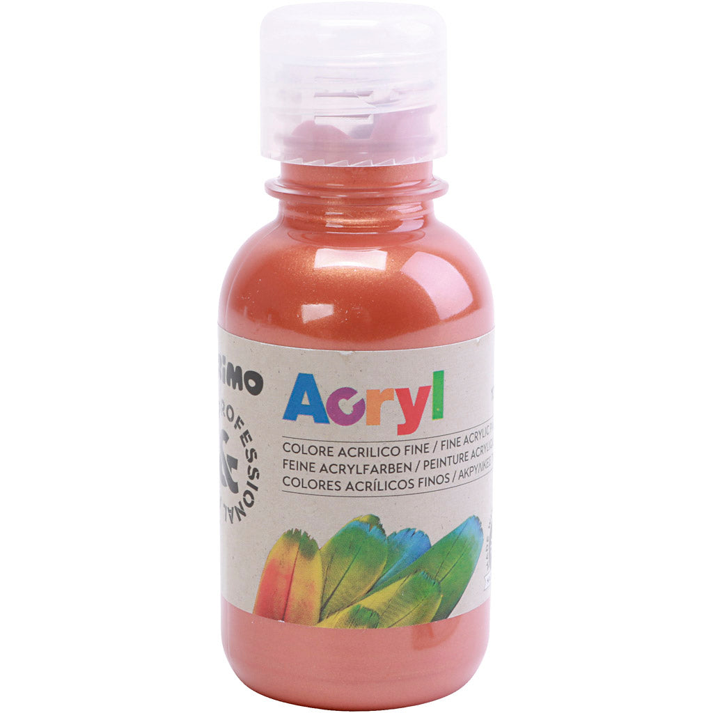Hobbymaling mat, kobber, 125 ml/ 1 fl.