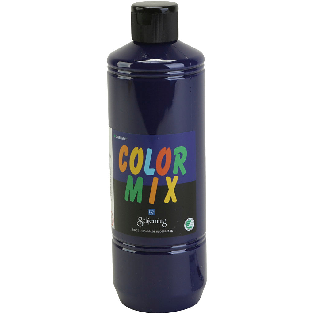 Skole Lasurmaling, mørk blå, 500 ml/ 1 fl.