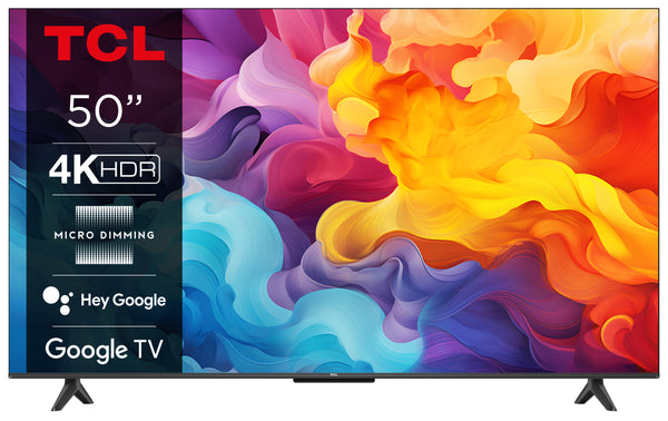 TCL 50P655 50 4K UHD (2160p) Børstet mørkt metal (front)