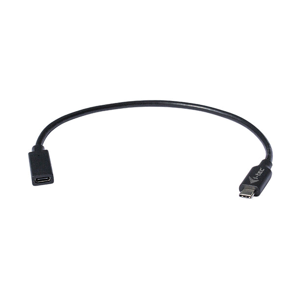 i-Tec USB Type-C forlængerkabel 30cm Sort