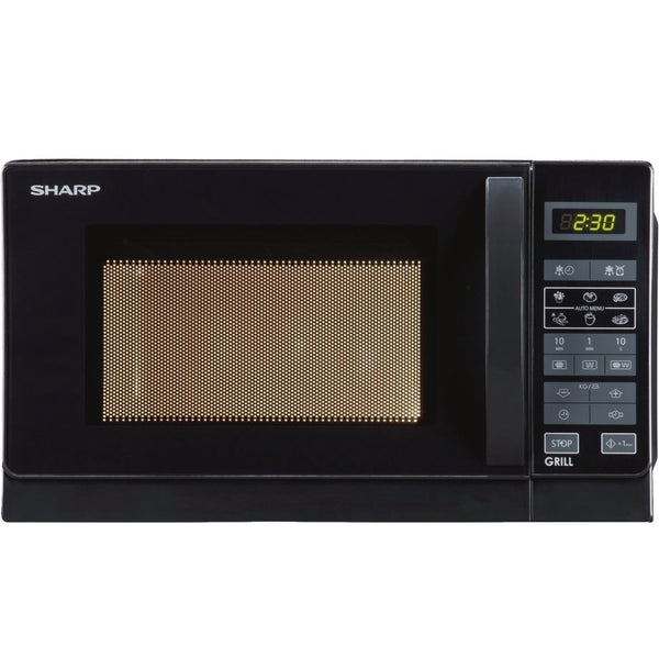 Sharp R-642(BK)W Mikrobølgeovn med grill Sort