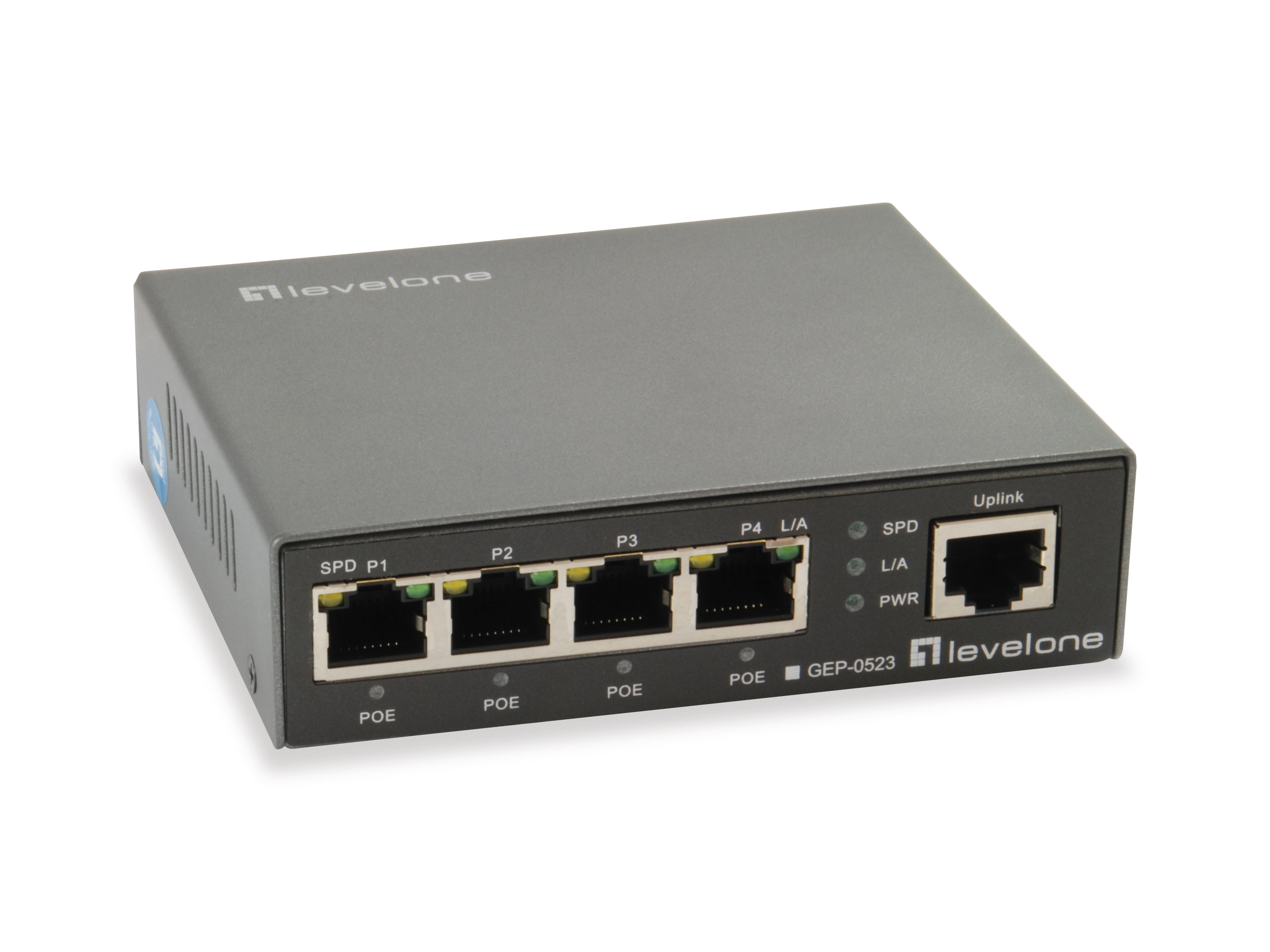 LevelOne GEP-0523 Switch 5-porte Gigabit  PoE+