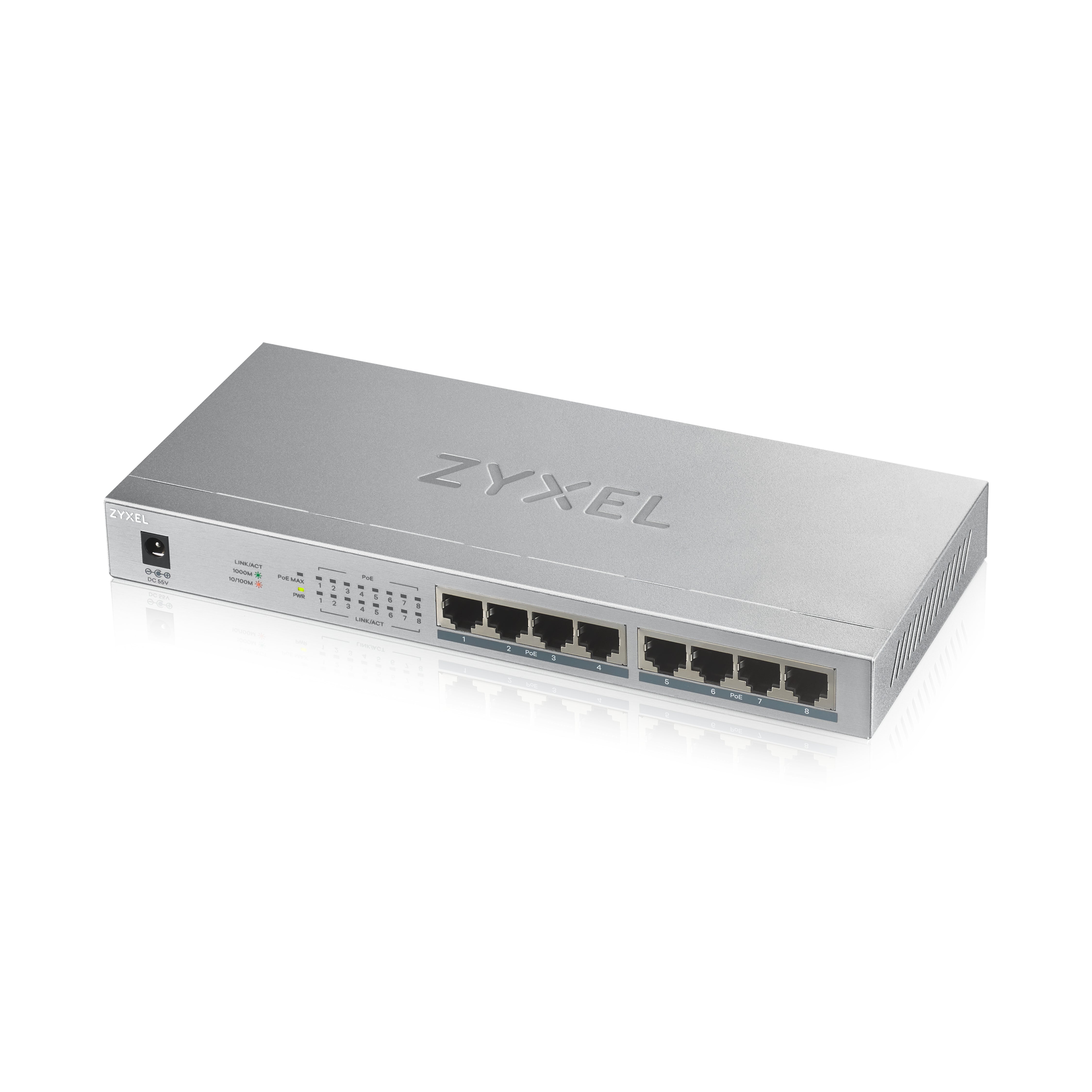 Zyxel GS1008HP Switch 8-porte Gigabit  PoE+