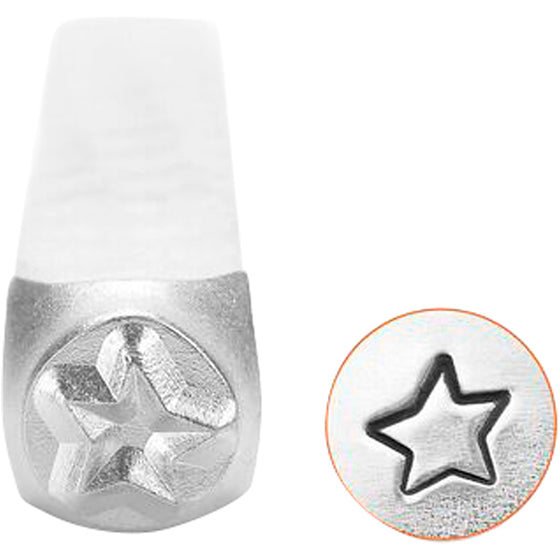 Prægestempel, Stjerne, L: 65 mm, str. 3 mm, 1 stk.