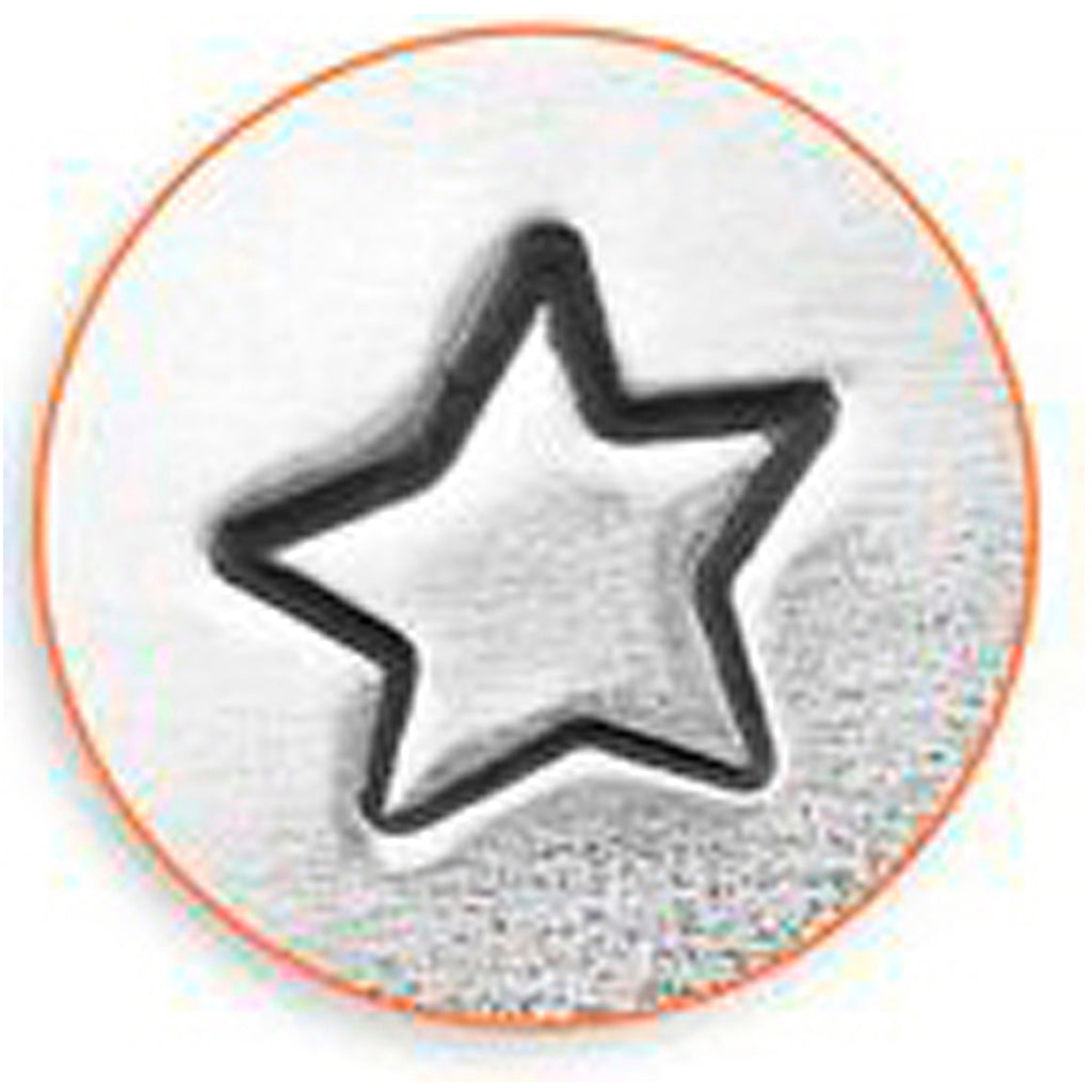Prægestempel, Stjerne, L: 65 mm, str. 3 mm, 1 stk.