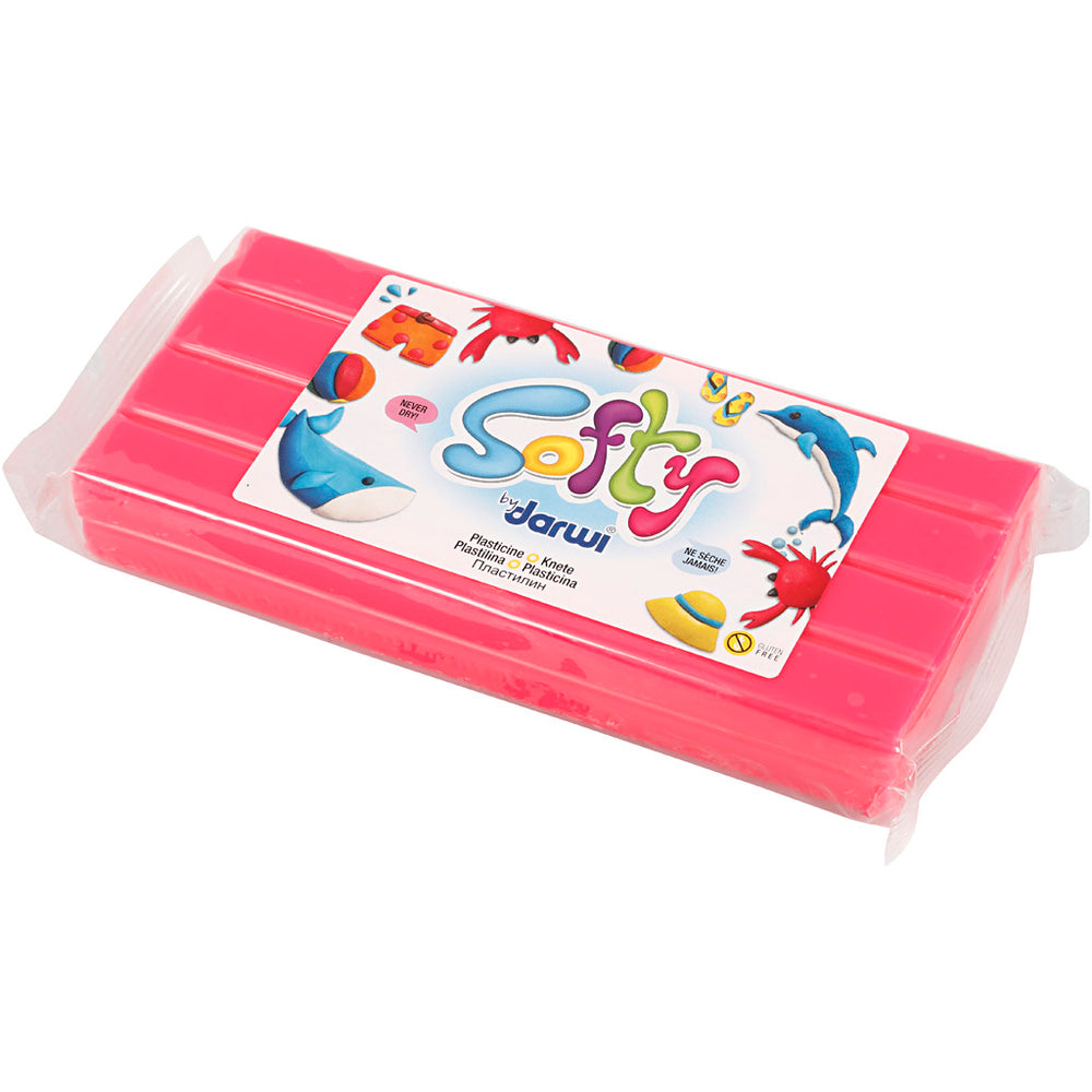 Softy Modellervoks, pink, 500 g/ 1 pk.