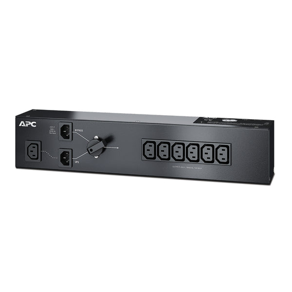 APC Service Bypass Panel Strømfordelingsenhed 7-stik 10A Sort