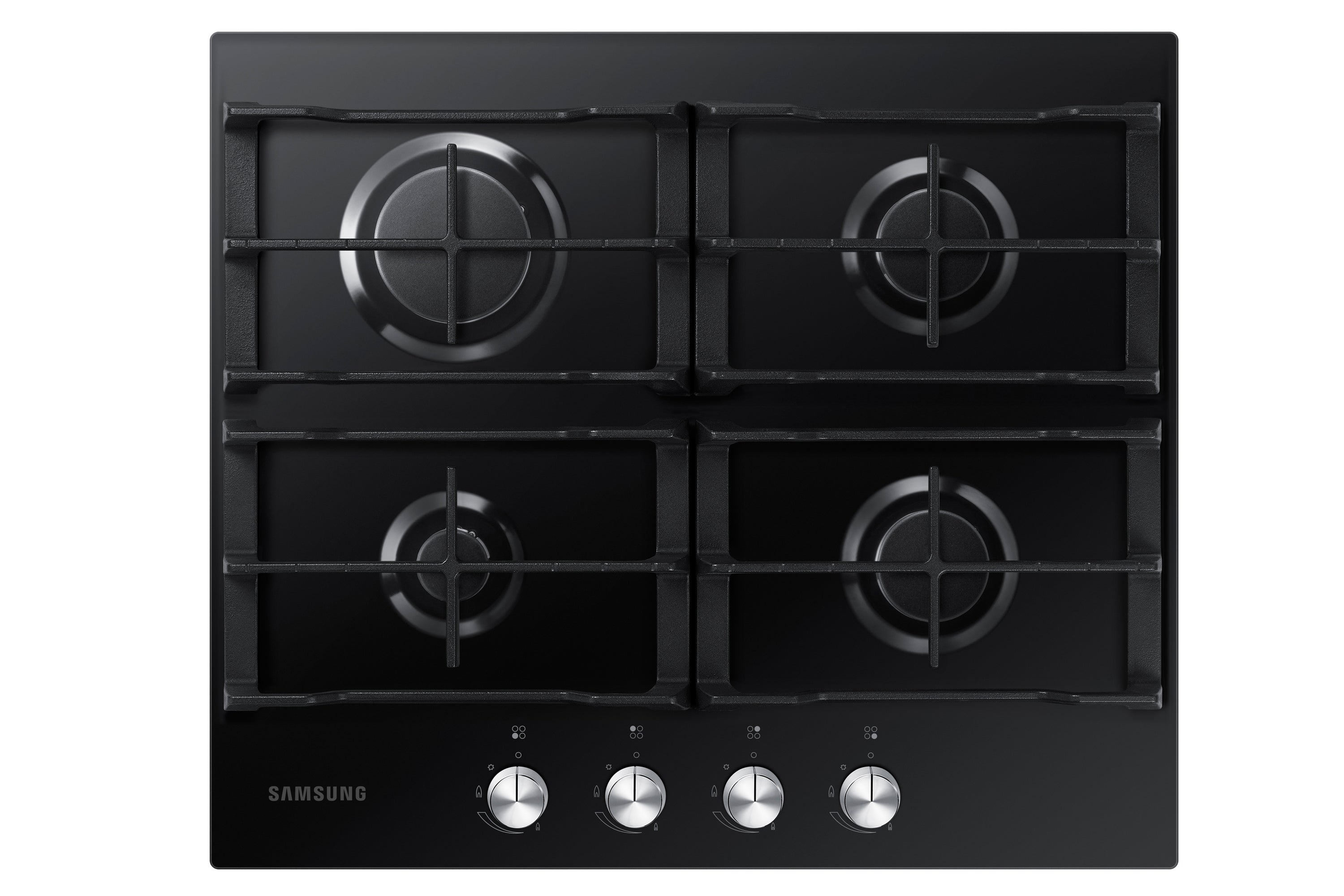 Samsung NA64H3010AK/ET kogeplade Sort Indbygget Gaskomfur 4 zone(s)