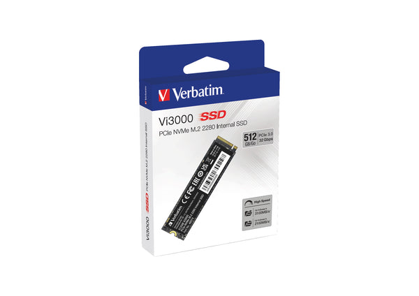 Verbatim SSD Vi3000 512GB M.2 PCI Express 3.0 x4 (NVMe)