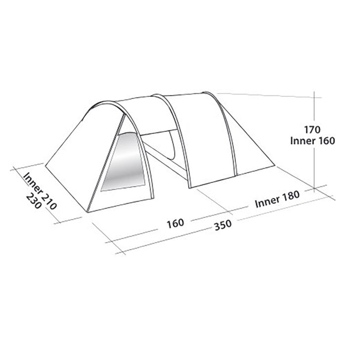 Easy Camp Telt Galaxy 300 Rustic Green