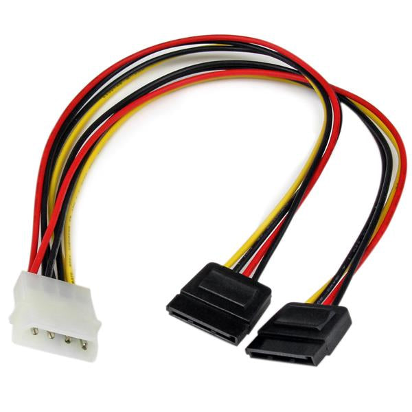 StarTech.com 4-PIN intern strøm (male) - 15 pin Serial ATA strøm (female) Strømforsyningsadapter