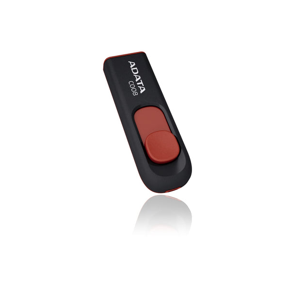 ADATA Classic Series C008 64GB USB 2.0 USB stick Sort Rød