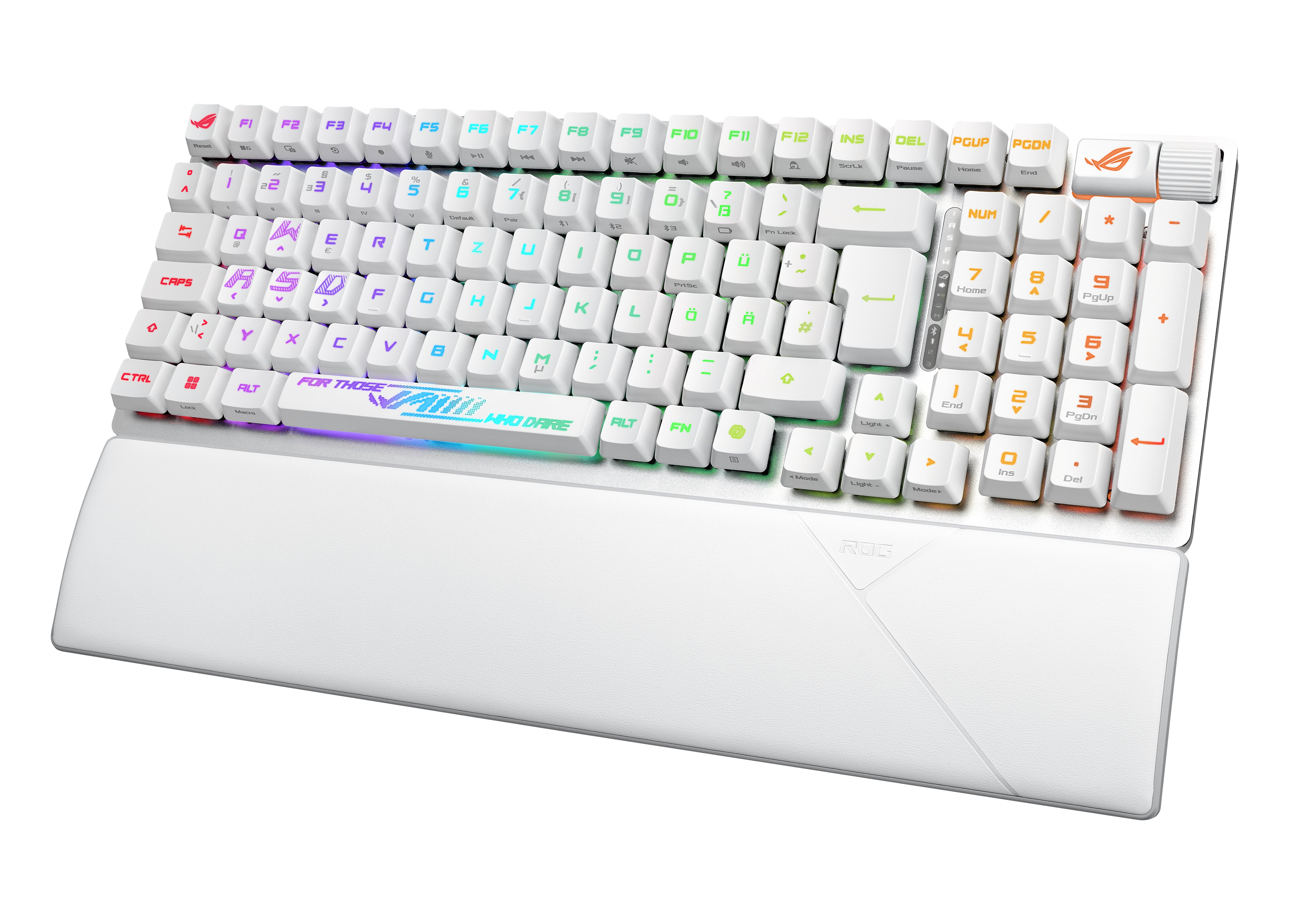 ASUS ROG Strix Scope II RX Tastatur Optisk mekanisk Per-tast RGB Trådløs Kablet