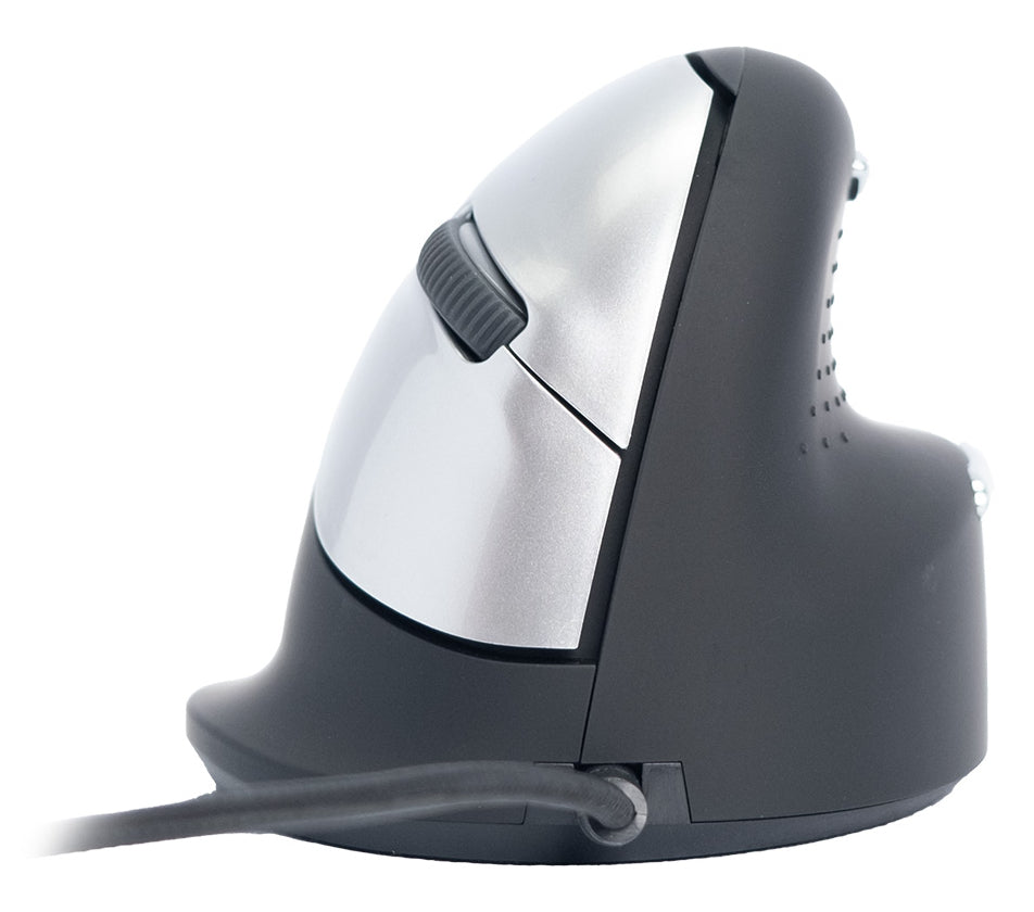 R-Go HE Mouse Ergonomisk mus, Medium (165-195mm), Højre, med kabel Kabling Sort