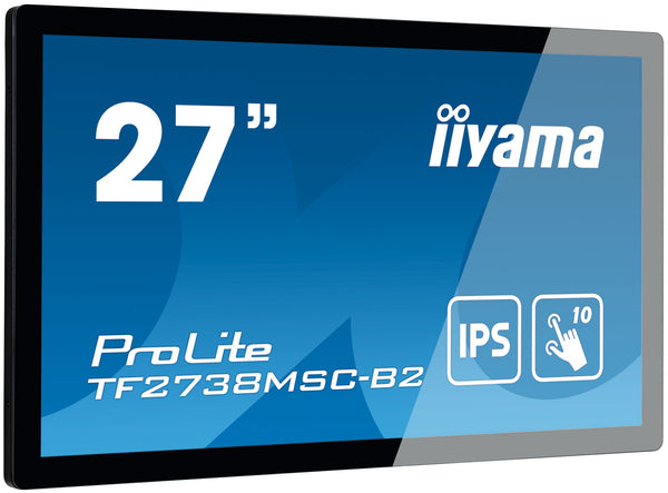 iiyama ProLite TF2738MSC-B2 27 A-MVA+ 1920 x 1080 (Full HD) DVI HDMI DisplayPort 60Hz