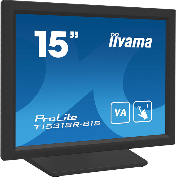 iiyama ProLite T1531SR-B1S 15 VA 1024 x 768 VGA (HD-15) HDMI DisplayPort