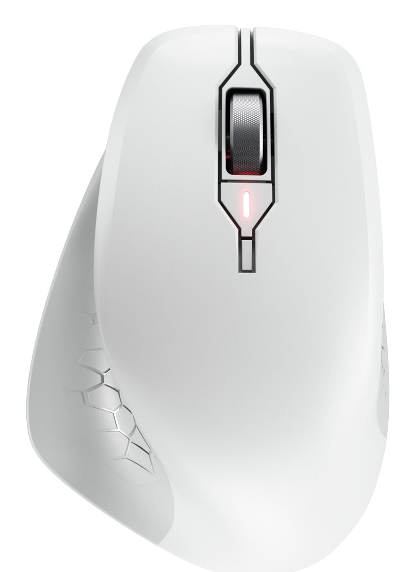 CHERRY STREAM MOUSE COMFORT Optisk Trådløs Grå Hvid