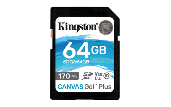 Kingston Canvas Go! Plus SDXC 64GB 170MB/s