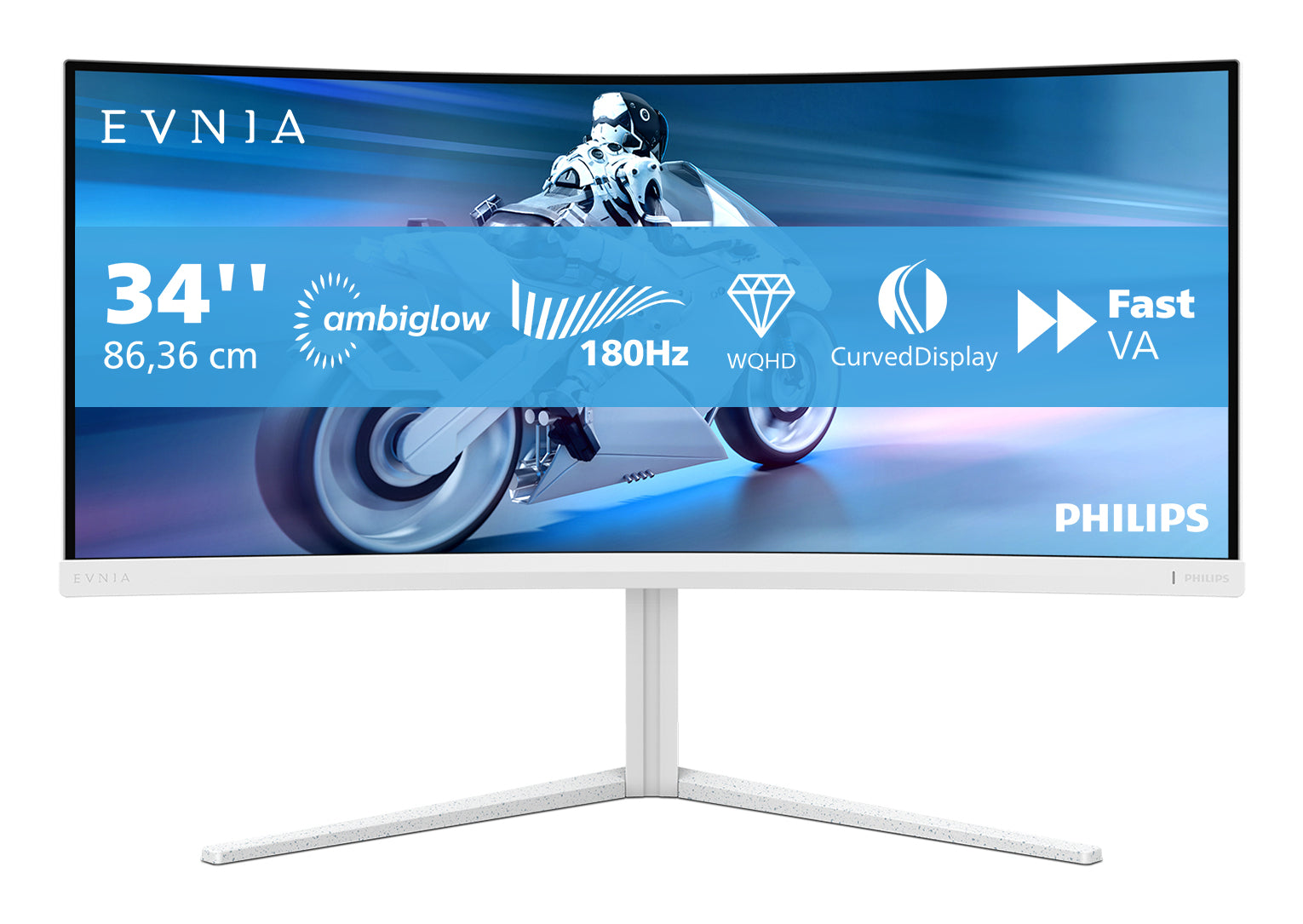 Philips Evnia 5000 34M2C5501A 34 3440 x 1400 HDMI DisplayPort 180Hz