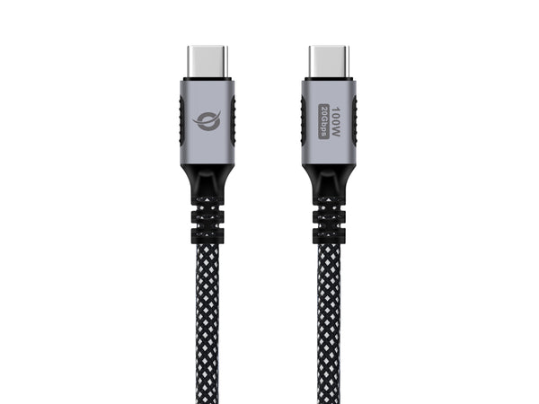 Conceptronic ETTA07B20 USB-kabel USB 3.2 Gen 2x2 2 m USB C Sort