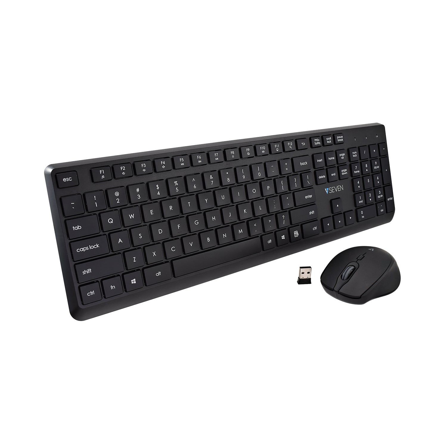 V7 CKW350US Tastatur og mus-sæt Trådløs