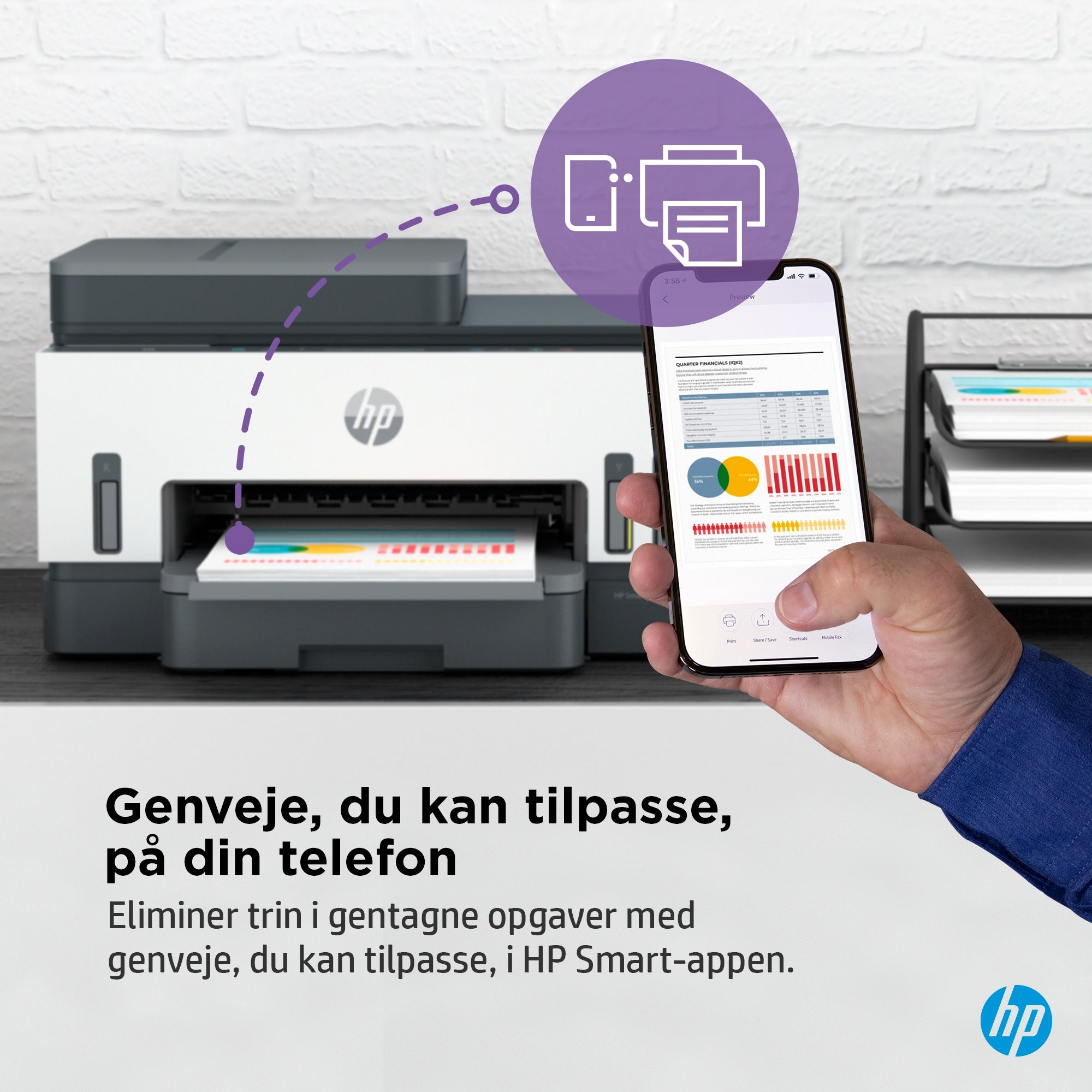 HP Smart Tank 7305 All-in-One Blækprinter