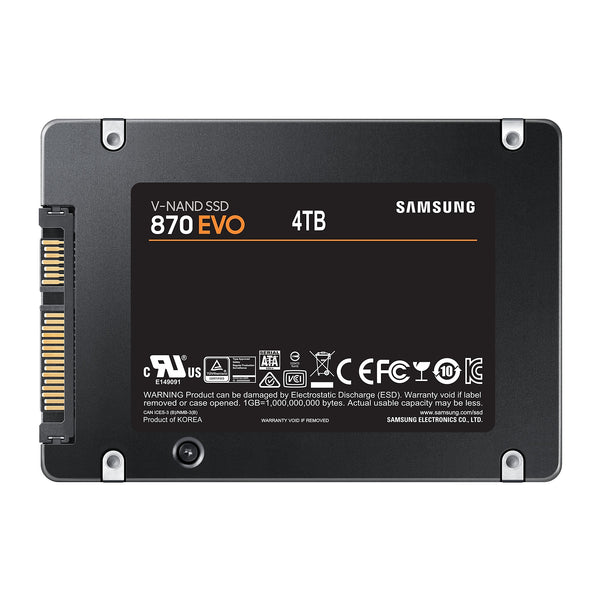 Samsung 870 EVO SSD MZ-77E4T0B 4TB 2.5 SATA-600