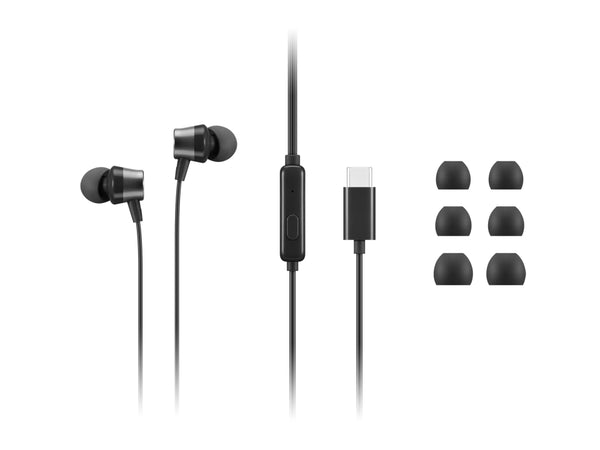Lenovo Go Øreproptelefoner Sort