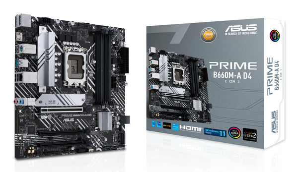 ASUS PRIME B660M-A D4-CSM Micro-ATX LGA1700  Intel B660