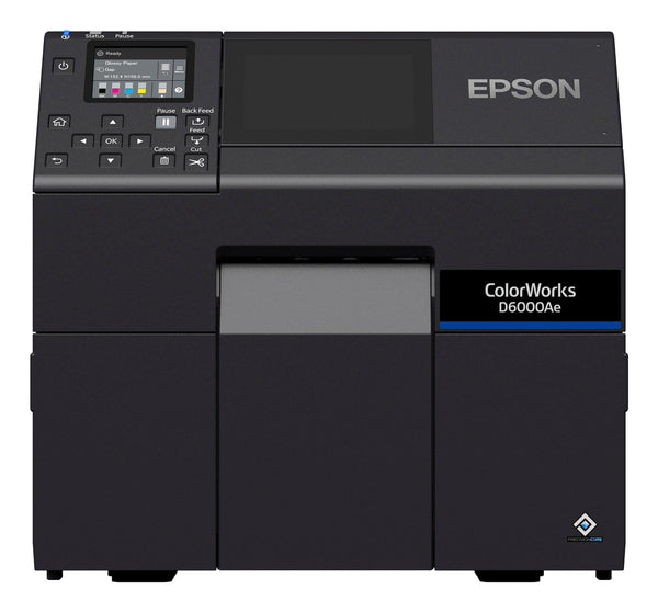 Epson ColorWorks D6000Ae etiketprinter Termisk overførsel Farve 1200 x 1200 dpi 119 mm/sek. Ledningsført Ethernet LAN