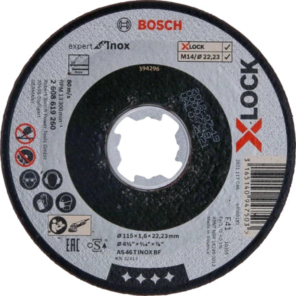 Bosch Expert for INOX AS 46 T INOX BF Kæreskive Vinkelkværn