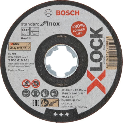 Bosch Standard for INOX WA 60 T BF Kæreskive Vinkelkværn