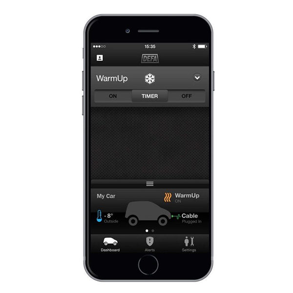 DEFA Warmup comfortkit bluetooth 1900W
