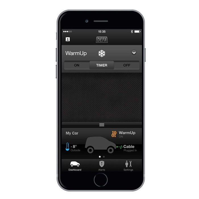 DEFA Warmup comfortkit bluetooth 1900W