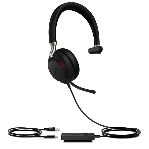 Yealink UH38 Mono UC Without  Trådløs Kabling Headset Sort