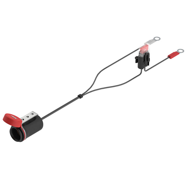 12V strømudtag med opladestik, 120W/10A, IP65 - DEFA