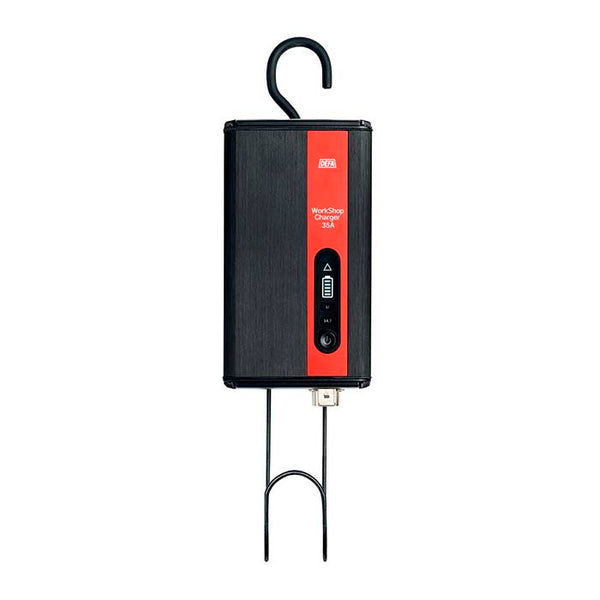 DEFA værkstedslader 12v 35a 120-230v 2,5m kabel