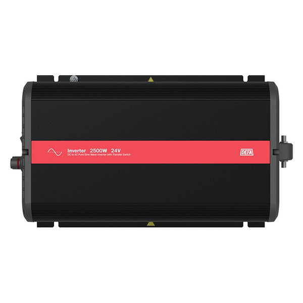 DEFA inverter 24v 2500w, plugin stik, u. autoswitch