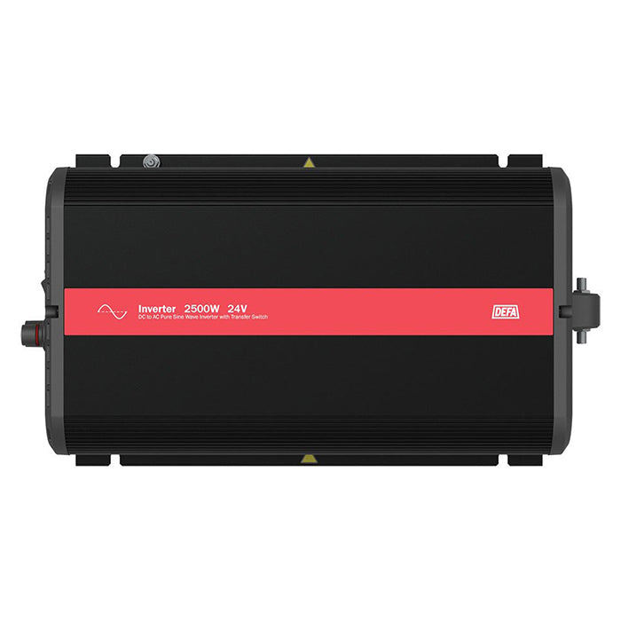 DEFA inverter 24v 2500w, plugin stik, u. autoswitch