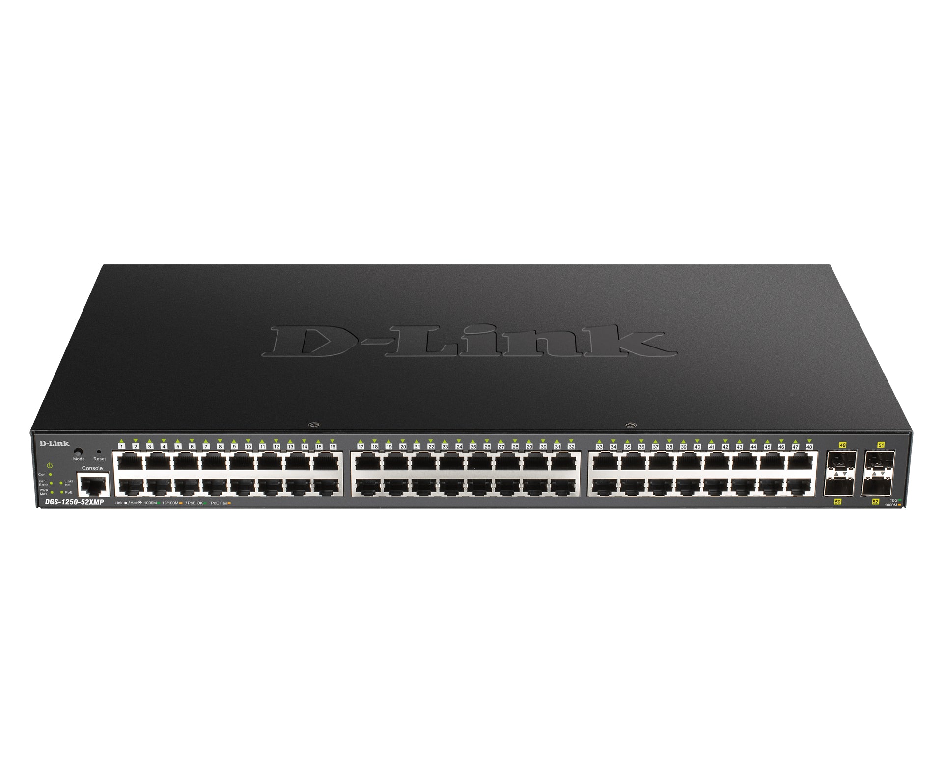 D-Link DGS 1250-52XMP Switch 52-porte Gigabit  PoE