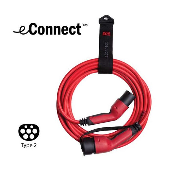 eConnect ladekabel MODE3 – T2, 7,5m, 1-faset 20A