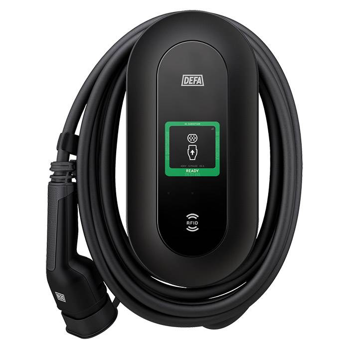 DEFA Power Solar ladestation 6 m. kabel 22kw