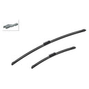 Bosch Aerotwin Flatblade viskerblade sæt A106S