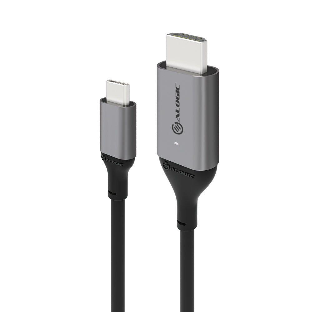 ALOGIC Ultra Video/audiokabel HDMI / USB 1m Grå