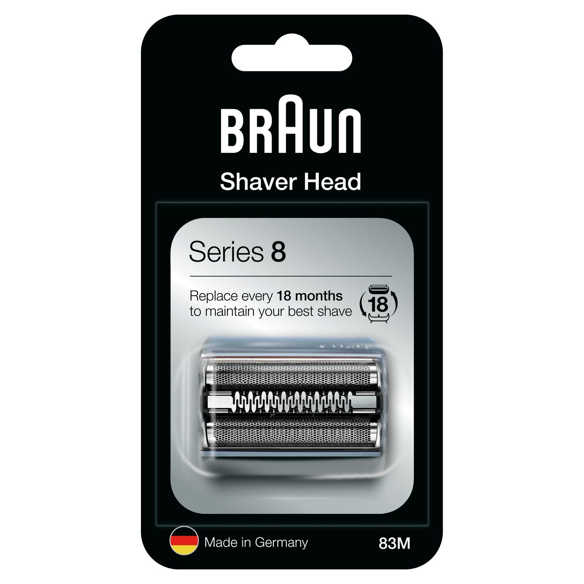 BRAUN Matsølv Barberhoved 83M