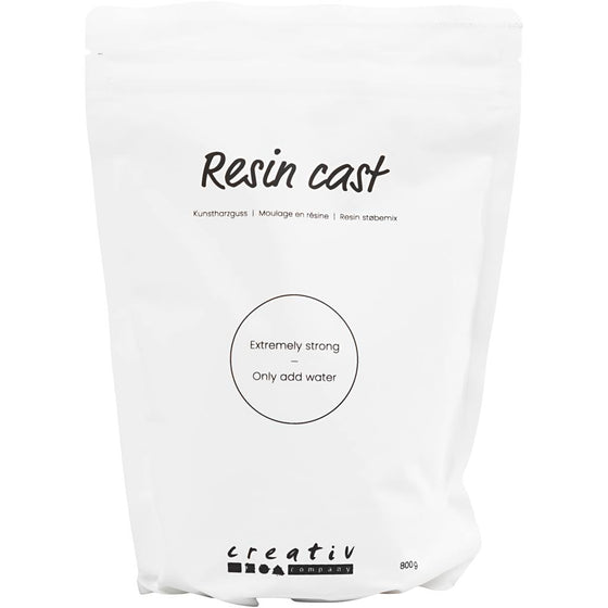 Resin Støbemix, hvid, 800 g/ 1 pk.
