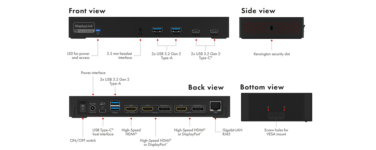 ICY BOX IB-DK2246AC Dockingstation