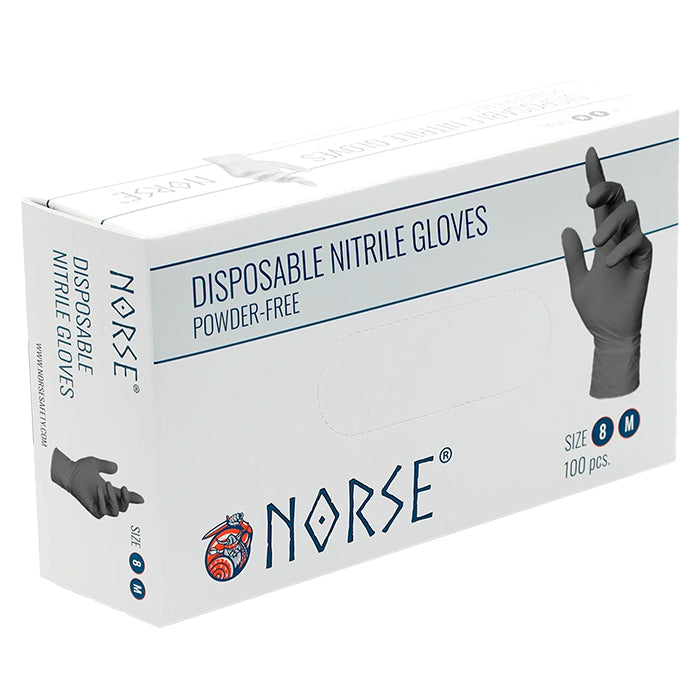 NORSE Black nitrilengangshandsker 4,5g str. 10